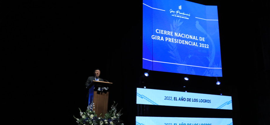 PRESIDENTE ALEJANDRO GIAMMATTEI CIERRA LA GIRA PRESIDENCIAL 2022