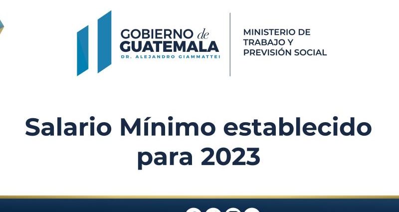 ANUNCIAN AUMENTO AL SALARIO MÍNIMO PARA 2023