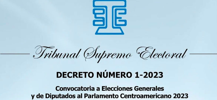 Oficializan decreto que convoca a elecciones generales 2023