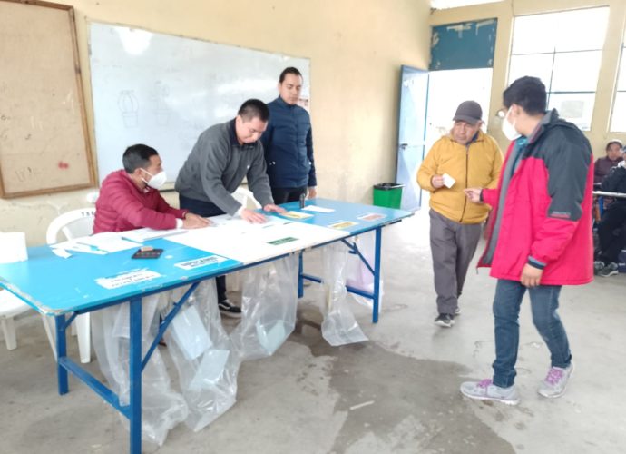 #Departamentales | Inicia actividad de votación en el centro de votación más grande de Totonicapán en las elecciones generales 2023