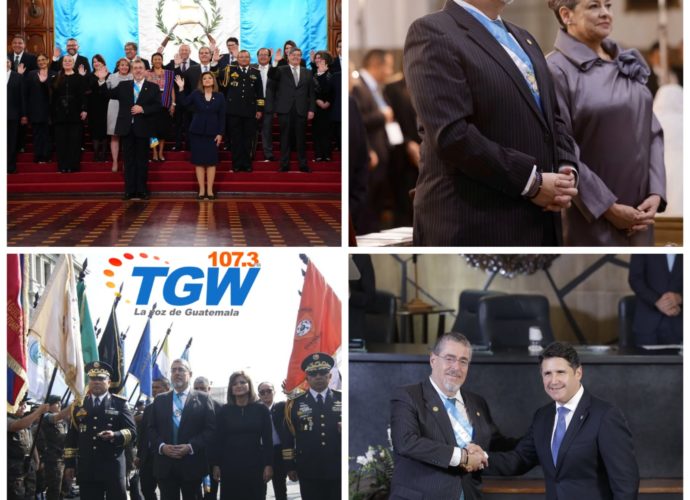 Primera jornada del presidente Bernardo Arévalo con múltiples actividades especiales