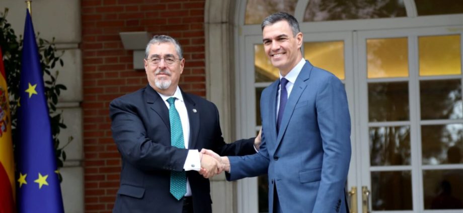 Presidente de Guatemala y Gobierno español se reunieron este jueves en el Palacio de la Moncloa