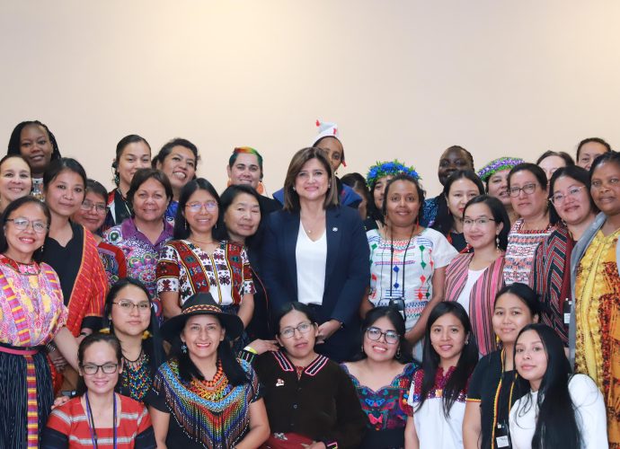 Vicemandataria participa en Foro Internacional de Mujeres Indígenas