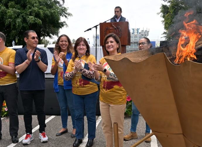 Apoyo de la vicepresidenta Karin Herrera a los atletas guatemaltecos en su camino a París 2024