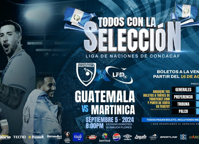 ¡Vive la pasión! Compra tus entradas para la Concacaf Nations League y apoya a Guatemala