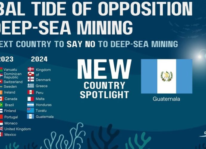 Autoridad Marítima Nacional sumó a Guatemala a la lista de países que abogan por pausar la minería submarina