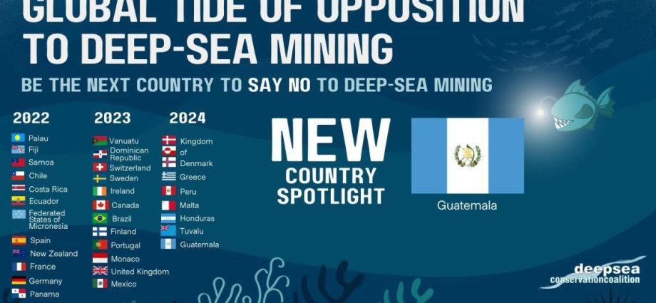 Autoridad Marítima Nacional sumó a Guatemala a la lista de países que abogan por pausar la minería submarina