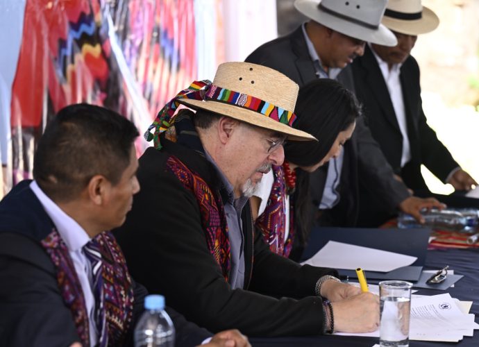 Gobierno de Guatemala y Comunidades Indígenas Aliadas de Chichicastenango firman histórico plan de desarrollo