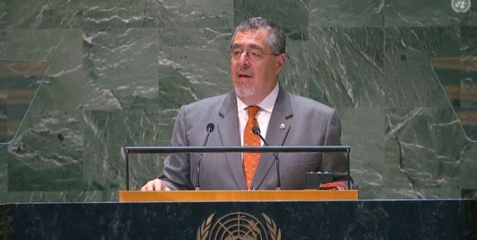 Presidente Bernardo Arévalo habló durante el debate general del 79º período de sesiones de la ONU