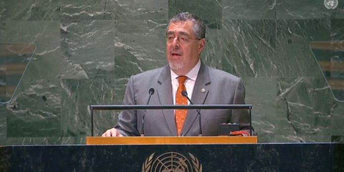 Presidente Bernardo Arévalo habló durante el debate general del 79º período de sesiones de la ONU