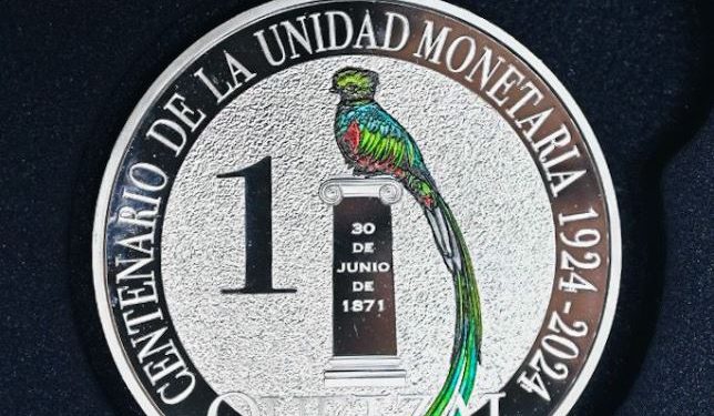 Moneda Conmemorativa de un quetzal estará disponible a partir del  22 de octubre 2024