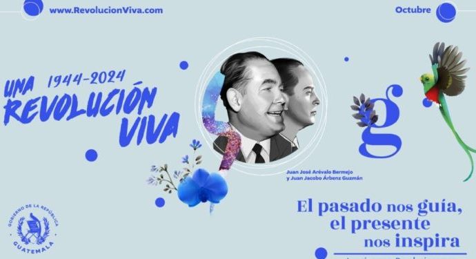 El Gobierno de Guatemala organiza Agenda Cultural por la Revolución del 20 de octubre de 1944