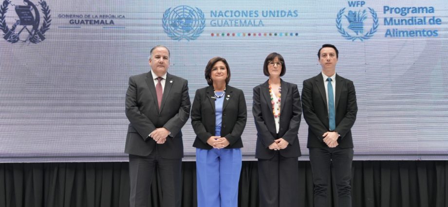 Vicepresidenta fue parte de la presentación de los resultados de la Evaluación Nacional de Seguridad Alimentaria 2024