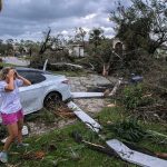 Milton a su paso por la Florida