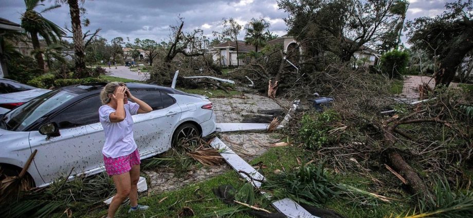 Milton a su paso por la Florida