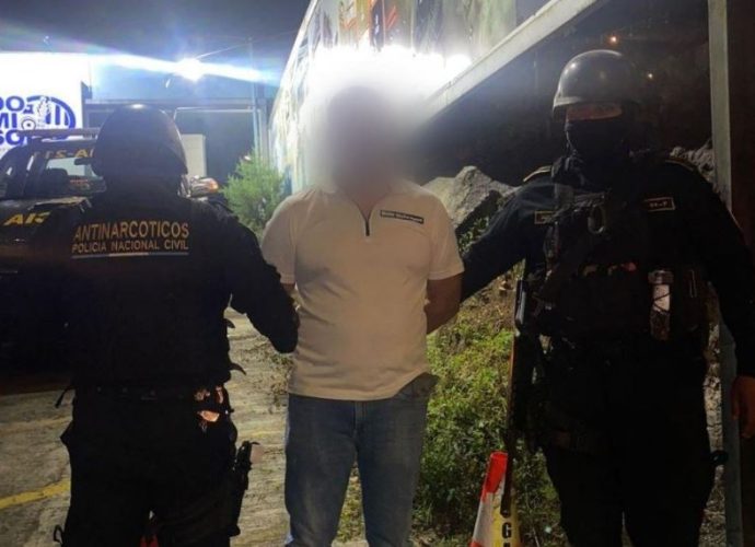 Colombiano capturado en Guatemala por narcotráfico: Será extraditado a EE.UU