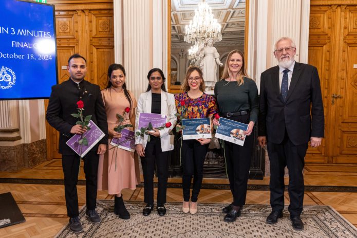 La guatemalteca Lucía Arana recibió un reconocimiento de la Academia de Ciencias de Estonia