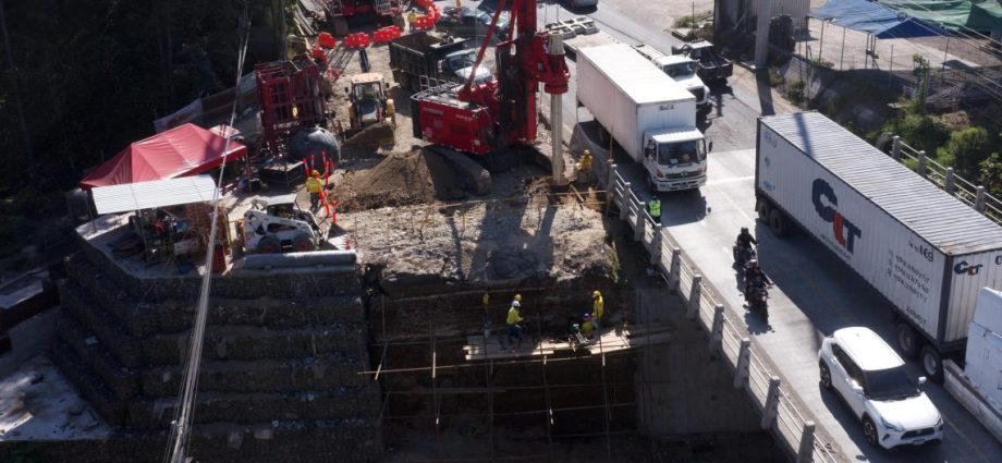 CIV avanza en la edificación de un puente de tres carriles situado en el kilómetro 17.5 de la CA-9 Sur en el área de Villa Nueva