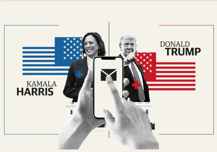 La diferencia de edades entre los candidatos Kamala Harris y Donald Trump