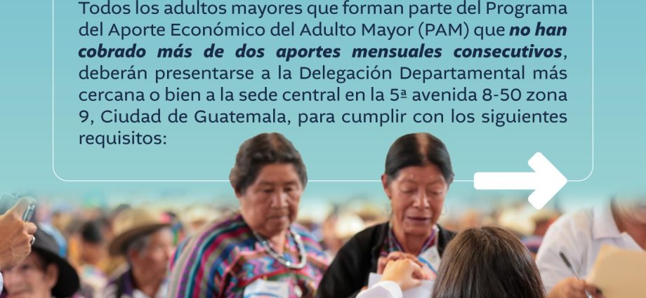 Gobierno de Guatemala fortalece apoyo a adultos mayores en situación de pobreza