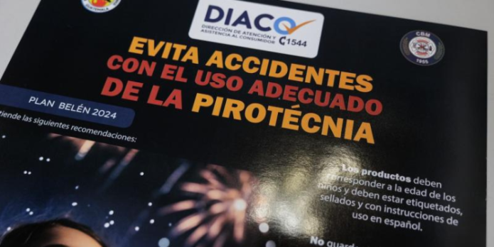 Diaco llevará a cabo supervisión de ventas de pirotecnia con el fin de prevenir situaciones de inseguridad y posibles abusos