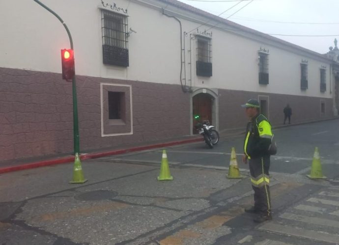 Se han implementado operativos de seguridad en el perímetro del Palacio Nacional de la Cultura