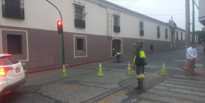 Se han implementado operativos de seguridad en el perímetro del Palacio Nacional de la Cultura