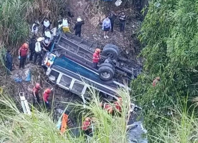 Trágico accidente en la bajada de la colonia Atlántida