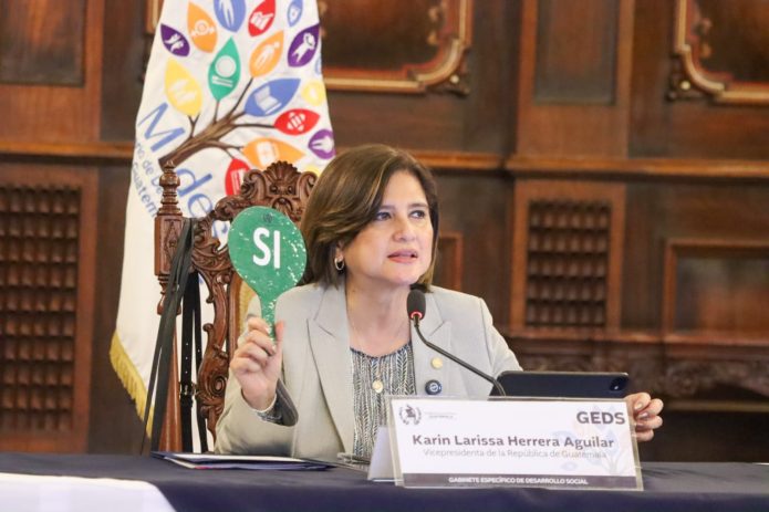 Presidenta en funciones lidera primera reunión del Gabinete de Desarrollo Social 2025