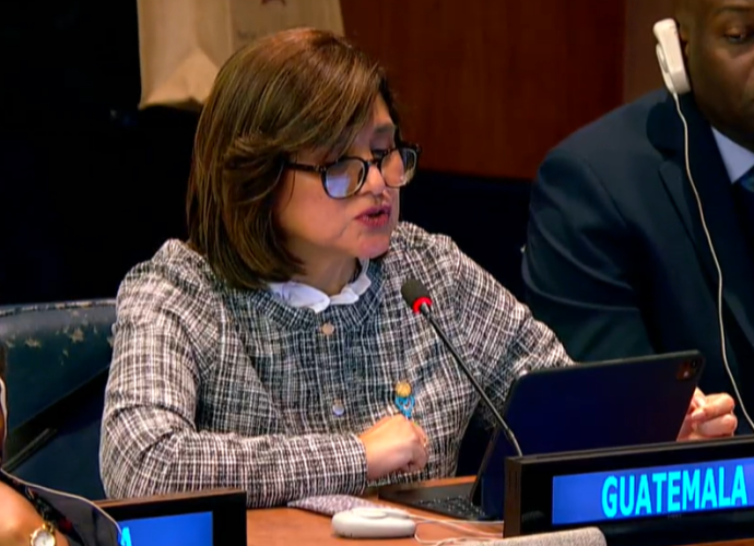 Karin Herrera resalta iniciativas para la atención de la comunidad migrante retornada en la ONU