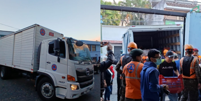 Conred moviliza ayuda humanitaria a albergue en San Juan Alotenango, Sacatepéquez