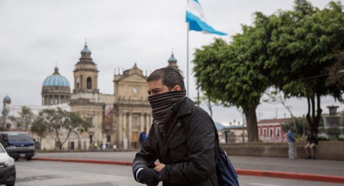 El INSIVUMEH informó sobre el descenso de temperaturas, debido a un frente frío