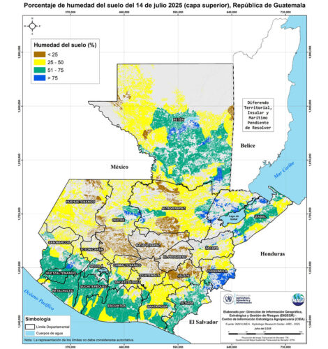 MAGA Monitorea 320 Municipios para Mitigar el Impacto de la Canícula en Guatemala