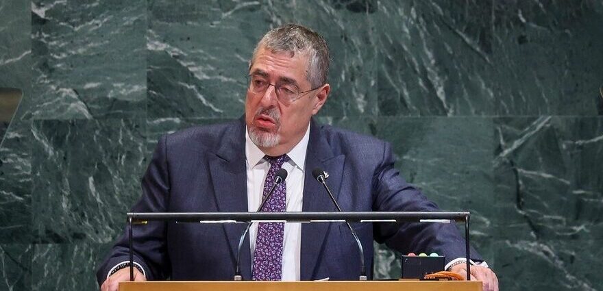 Presidente Bernardo Arévalo Aboga ante la ONU a Poner Fin a Conflictos Globales