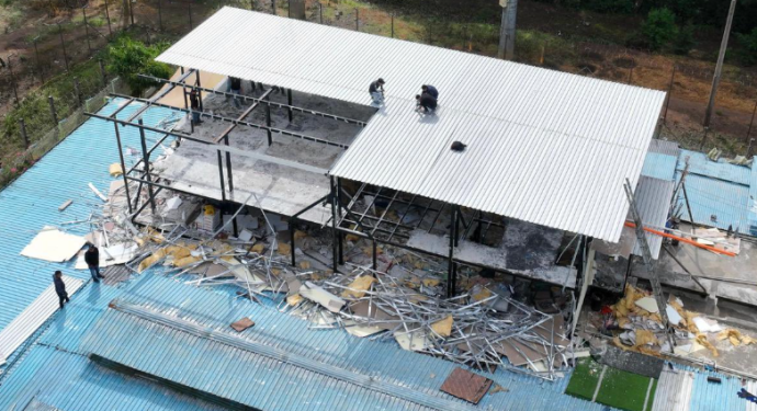 Operativo destruye estructura en Pavoncito