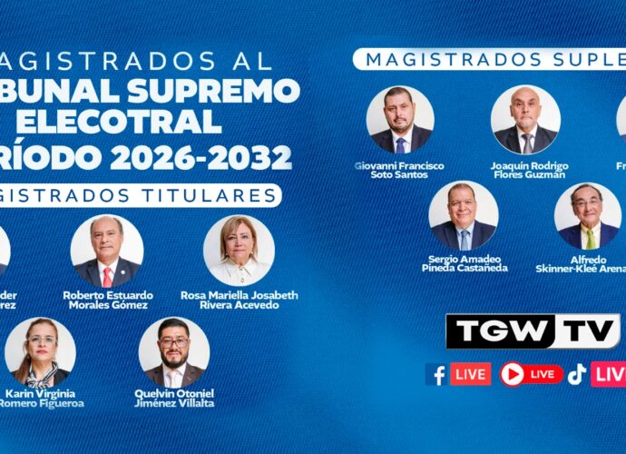El Congreso de la República de Guatemala eligió  a los magistrados titulares y suplentes.