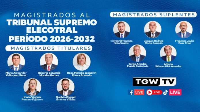 El Congreso de la República de Guatemala eligió  a los magistrados titulares y suplentes.