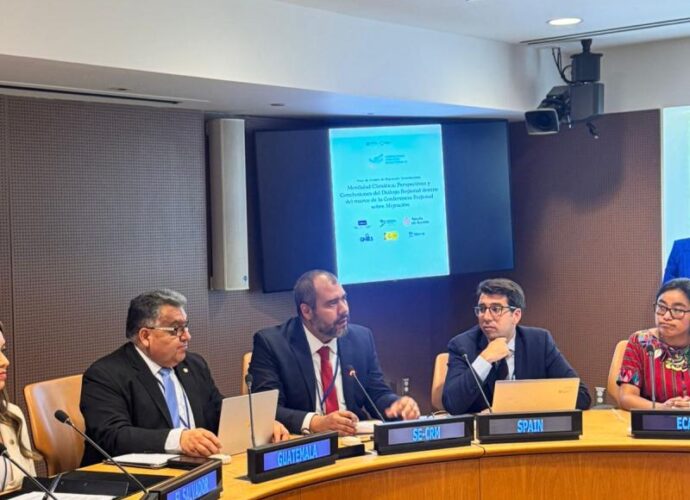 Guatemala expone en la ONU resultados de foro sobre clima y movilidad humana